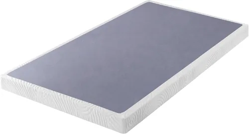 Vista 15 de Zinus Walter - Base de colchón inteligente de metal de perfil estándar / Base para colchón / Soporte de listones de madera / Montaje fácil 2-Blanco