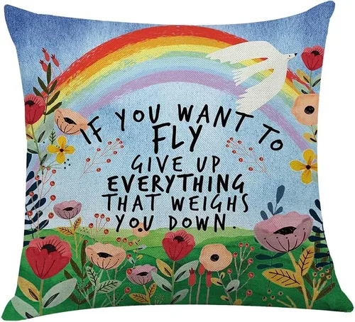 Vista 6 de Littlefa Inspiring Gifts - Funda de cojín con diseño de flores retro, funda de cojín decorativa para sala de estar, dormitorio, decoración para Sé