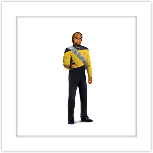 Vista 10 de Trends International Gallery Pops Star Trek: The Next Generation - Póster de pared de Worf, 12.00 x 12.00 pulgadas, versión de marco negro