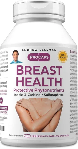 Vista 9 de ANDREW LESSMAN Breast Health 30 cápsulas – Proporciona compuestos protectores para el apoyo natural del delicado tejido del pecho