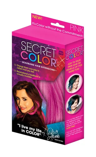 Vista 2 de Extensiones de cabello Secret Color, color azul