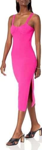 Vista 4 de The Drop Vestido tipo suéter midi Sylvia para mujer