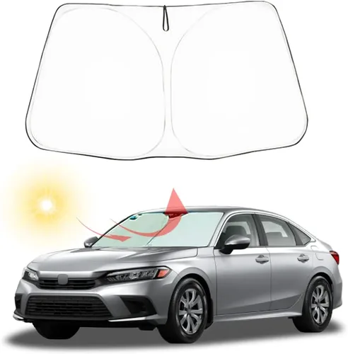 Vista 16 de Parasol plegable para parabrisas delantero de automóvil, protector de parasol de ajuste personalizado para Honda CR-V 2012 2013 2014 2015 2016