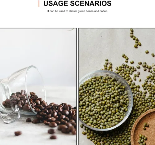 Vista 8 de POPETPOP Cuchara de acero inoxidable para alimentos para mascotas, 1.50 tazas, pala de metal de 8.26 pulgadas, pala de metal para caramelo seco