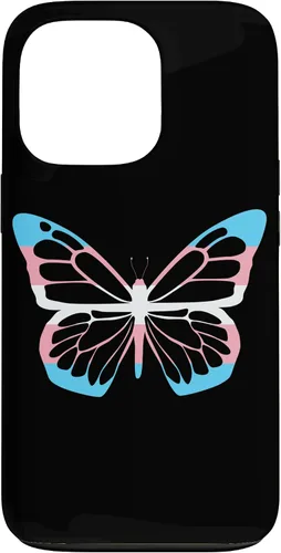 Vista 10 de Funda para iPhone 13 Pro Max Transgénero Mariposa Igualdad Transexual Bandera Trans Pride