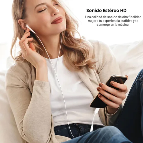Vista 5 de Adaptador USB C a conector de auriculares de 0.138 in para iPhone 16/16 Pro/15/15 Pro/Pro Max/Plus, cable auxiliar tipo C compatible con iPad