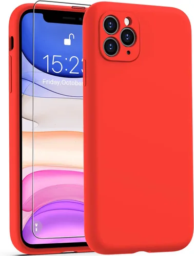 Vista 13 de Goodon Funda para iPhone 11 Pro con protector de pantalla - Protección mejorada de la cámara - Forro de microfibra suave - Funda protectora