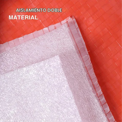 Vista 6 de Turtle Life Manta de curado de hormigón de 12 x 24 pies, construcción impermeable multiusos que aísla lonas resistentes con cuerdas elásticas