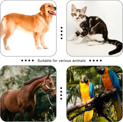 Vista 4 de Clicker de entrenamiento para mascotas con correa de muñeca - Clickers de entrenamiento de perros (5PCS)