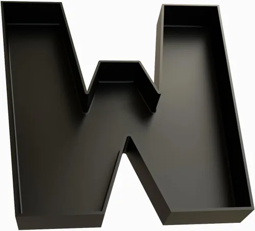 Vista 40 de Bandejas de servir de plástico duro reutilizables y rellenables con letras y números para decoración de fiesta (S, Negro)
