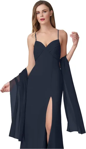 Vista 8 de Chales de gasa para mujer, bufandas para dama de honor, boda, noche, graduación, fiesta, ocasiones especiales, vestidos de 90 x 20 pulgadas