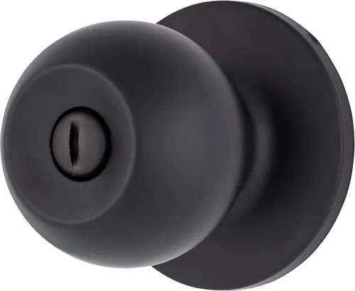 Vista 20 de BRINKS Pomo de Puerta de Entrada con Llave Transicional - Juego de Cerradura de Puerta Exterior Negro Mate, se Combina Perfectamente