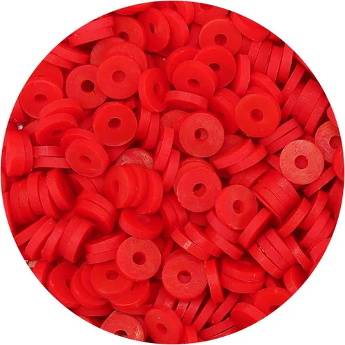 Vista 19 de Bundooraking - 2000 piezas de cuentas de arcilla negra (6 mm), cuentas Heishi para hacer joyas, pulseras y accesorios, paquete pequeño