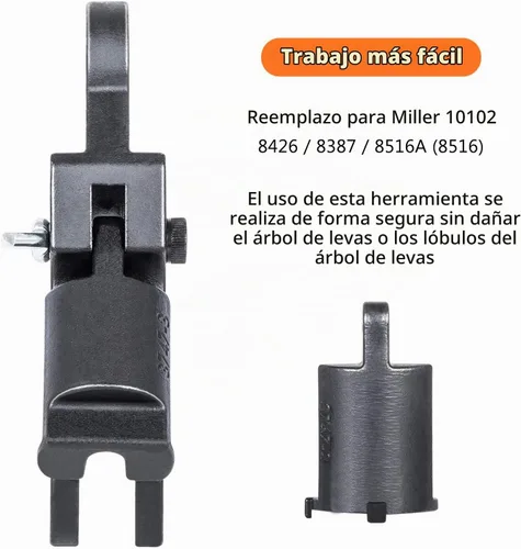 Vista 4 de E-cowlboy Herramienta de instalación de extractor de brazo basculante y compresor de resorte de válvula para motores Chrysler, Dodge, Jeep 3.7L