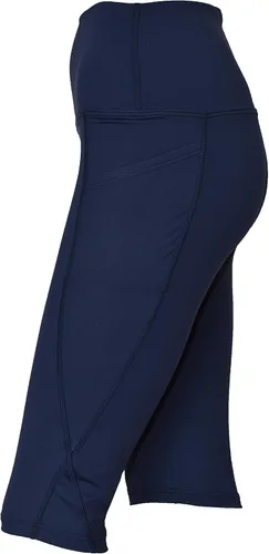 Vista 4 de Private Island Pantalones cortos para mujer UPF 50+ con bolsillos laterales, traje de baño, playa, natación, natación, yoga, parte inferior