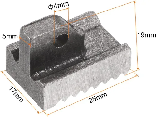 Vista 2 de HARFINGTON Llave de tubo de acero al carbono para llave ajustable de 10 pulgadas con conjunto de pasador
