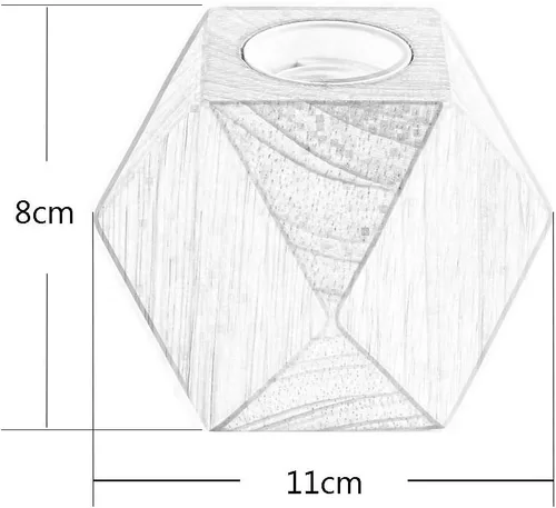 Vista 6 de Lámpara de mesa pequeña de madera Edison bombilla regulable lámpara de escritorio E26 60W luz nocturna industrial boho deco para dormitorio, sala