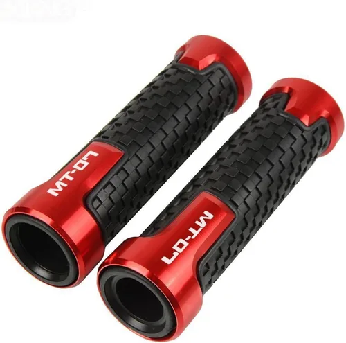 Vista 8 de 7/8 ''0.866 in motocicleta goma mano agarre barra manillar para Yamaha MT07 FZ07 Mt-07 Fz-07 2014 2015 2016 2017 2018 2019