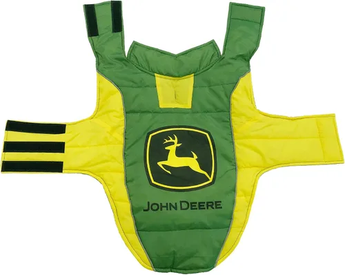 Vista 9 de Pets First John Deere - Chaleco acolchado para perros y gatos, talla S. Abrigo para perro cálido, acogedor e impermeable, para perros y gatos