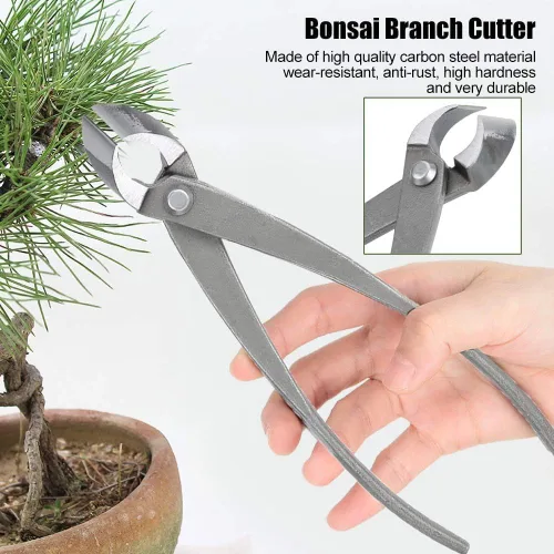 Vista 4 de MAVIS LAVEN Cortador de ramas 8 pulgadas Cortador cóncavo Herramientas Bonsai Herramientas de acero al carbono Jardinería Tijeras Herramientas