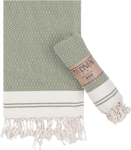 Vista 12 de Evelynen - Juego de 2 toallas de mano turcas para baño y cocina, toallas de mano bohemias con bucles para colgar, para cara, té, plato, cocina
