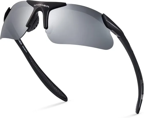 Vista 37 de Gafas de sol deportivas polarizadas para niños y niñas, gafas de béisbol y sóftbol, montura TR90