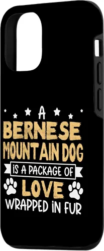Vista 2 de iPhone 14 Un paquete de amor envuelto en piel - Estuche para perro de montaña bernés