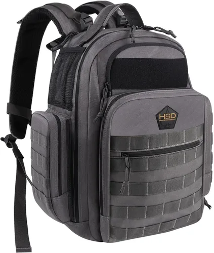 Vista 8 de HighSpeedDaddy - Mochila para pañales de bebé, grado militar, impermeable, bolsa de viaje compacta para bebé con alfombrilla para cambiar pañales