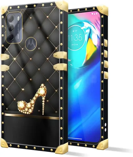 Vista 8 de Funda compatible con Motorola Moto G Power 2022, J Crown Queen con estampado de leopardo de lujo, elegante, suave, TPU a prueba de golpes
