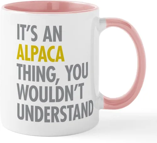 Vista 21 de CafePress A Special Alpaca Moment - Taza de café de cerámica (11.0 fl oz)