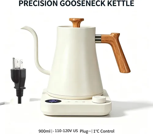 Vista 8 de Hervidor de cuello de cisne 1200 W enchufe de EE. UU. - Té de WGITE