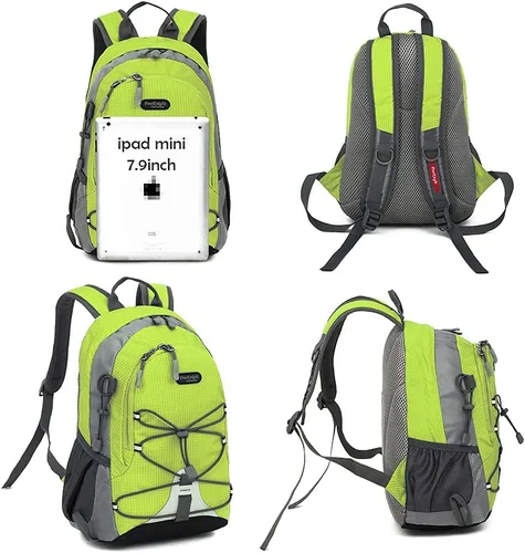 Vista 6 de Mochila pequeña de senderismo de 10L para niños de 3 a 6 años, para niñas y niños menores de 4 pies, mini mochila impermeable para deportes al aire