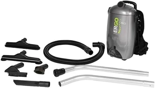 Vista 3 de Atrix Ergo Pro Backpack Vacuum Pro Clean Kit - Aspiradora comercial tipo mochila HEPA de 8 cuartos de galón con motor de 1400 W, succión de 106 CFM