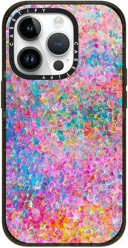 Vista 95 de CASETiFY Impact - Funda para iPhone 13 [protección contra caídas de 6.6 pies/compatible con Magsafe] Black Kingsnake, color negro transparente