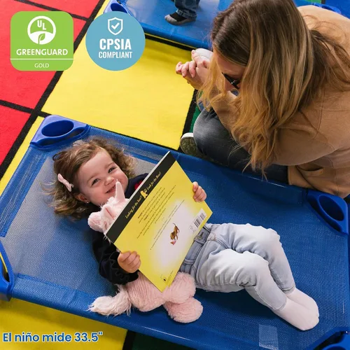 Vista 8 de ECR4Kids - Cama apilable para niños, para el cuidado diurno