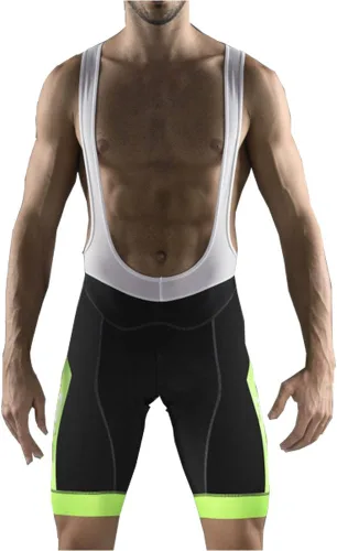 Vista 22 de UGLY FROG Designs - Pantalones cortos de ciclismo con pantalones cortos con peto, pantalones cortos de ciclismo Pro/BIP, acolchado 3D Coolmax