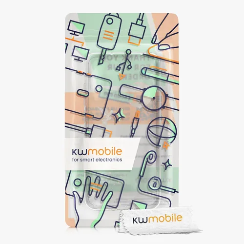 Vista 7 de kwmobile Funda de TPU compatible con Xiaomi Redmi Note 8 (2019/2021) - Funda TPU Funda para teléfono - Hada brillante oro rosa/transparente