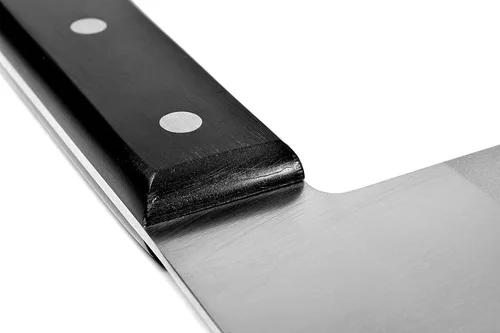 Vista 7 de Seki Japan MASAMUNE, cuchillo de carnicero profesional de acero inoxidable, mango POM, 7.1 pulgadas (7.087 in)
