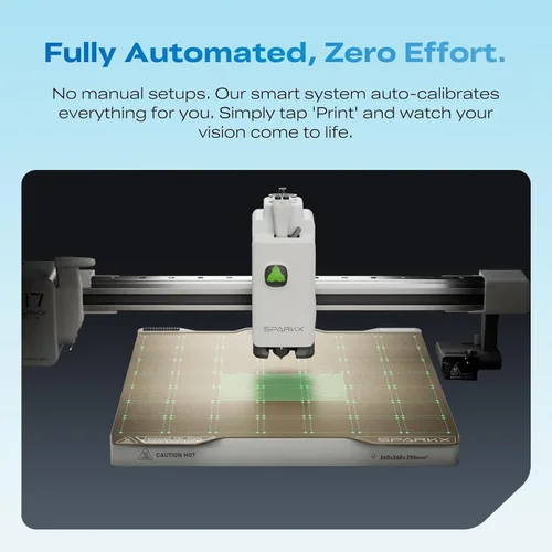 Vista 7 de Creality SPARKX i7 Impresora 3D con recarga automática de filamentos, monitoreo de cámara AI, nivelación automática, impresora 3D de alta velocidad