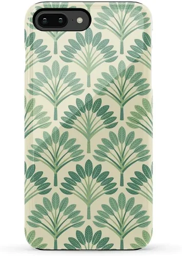 Vista 5 de Casely Funda para iPhone 6/7/8 Plus Todo envuelto Lazos vintage Diseño protector delgado esencial de doble capa