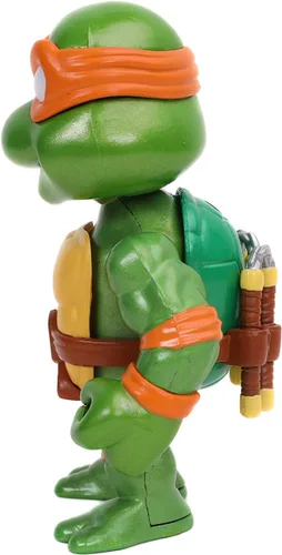 Vista 5 de Teenage Mutant Ninja Turtles Michelangelo Figuras fundidas a presión de 4 pulgadas