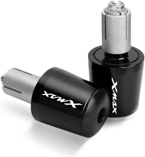 Vista 5 de Motorcycle Motorcycle Grip Handle Bar Ends Handle Bar Grips Cap Anti Vibration Plug for XMA-X Xmax 125 250 300 400 X-MAX400 XMAX300 Handle end Black