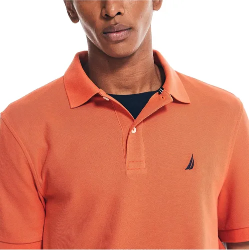 Vista 4 de Nautica Polo para hombre de ajuste clásico de ajuste sostenible