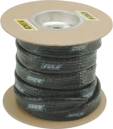 Vista 5 de Design Engineering 010474B25 Funda contra incendios de 1 pulgada de diámetro interior x 25 pies de protección térmica para cables, mangueras, etc.