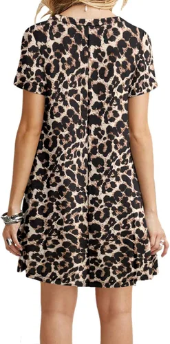 Vista 2 de MOLERANI Vestido suelto casual liso para mujer