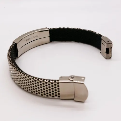Vista 6 de Pulsera de acero inoxidable con texto en inglés "To My Son In Law Father - I Didn't Give You The Gifts Of Life" - Regalos inspiradores de graduación