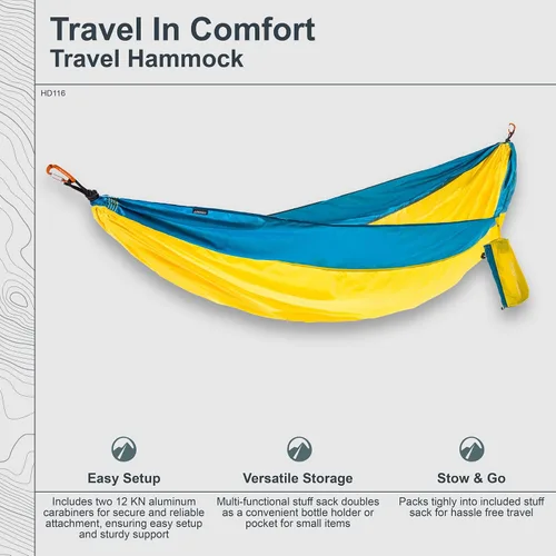 Vista 2 de COCOON Hamaca Doble Camping - Sunshine