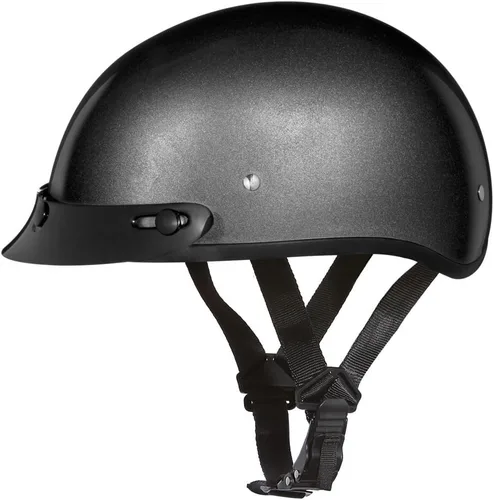 Vista 14 de Casco de Motocicleta Medio Casco - Ligeros y Elegantes, Aprobados por el Departamento de Transporte (DOT) para Adultos - Perfectos para Hombres