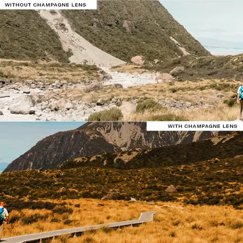 Vista 3 de Revo Arnés de gafas de sol lente polarizada con marco rectangular para deportes