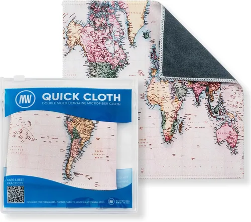 Vista 22 de Microfiber Wholesale Paños de limpieza rápida para gafas, 8 x 8, astrología, paquete de 1 con funda, limpiador de lentes de doble cara para lentes